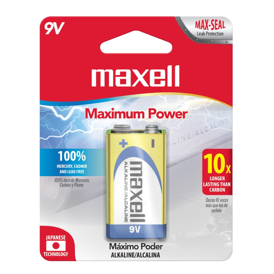 Batería 9V Maxell