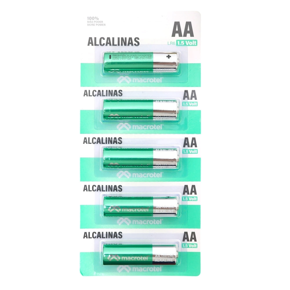Pila Alcalina AA Matrotel pack 5u
