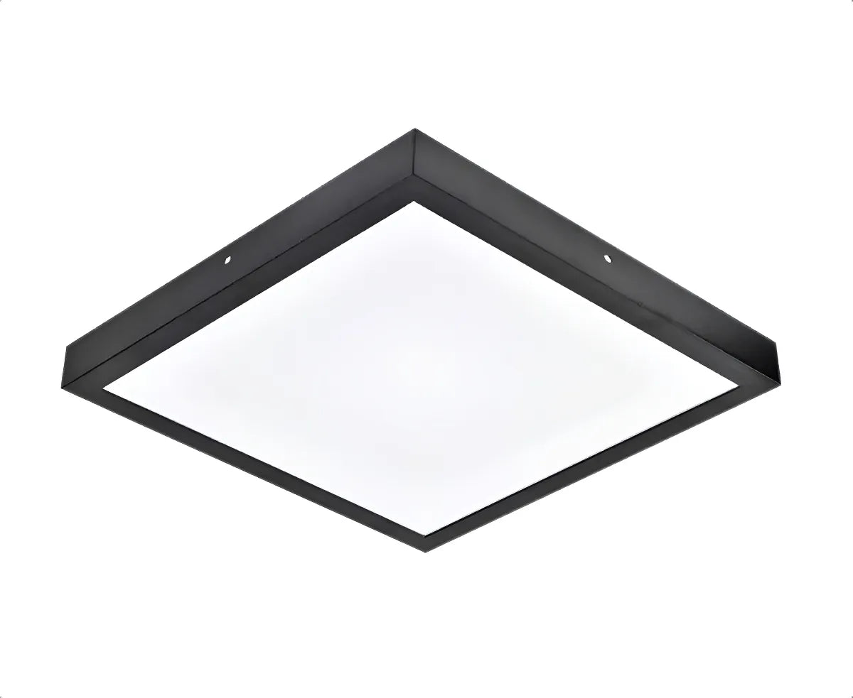PANEL LED BACKLIGTH SOBREPUESTO CUADRADO NEGRO50W 6500K VKB