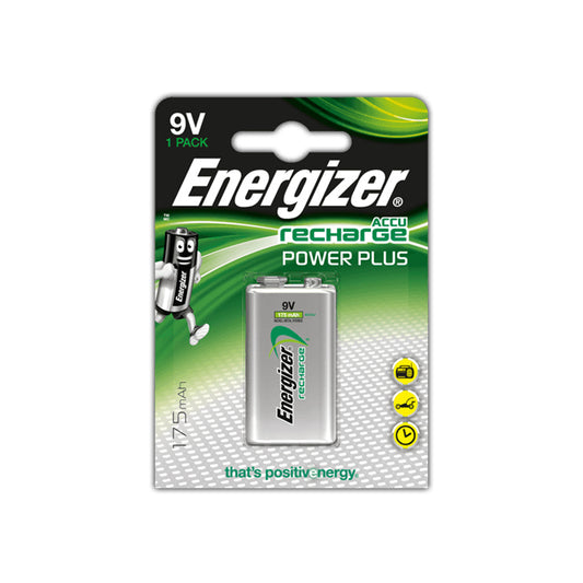 Batería 9V Energizer recargable
