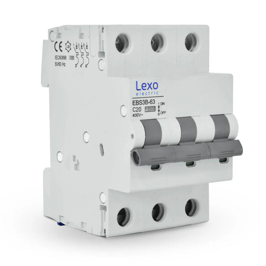 INTERRUPTOR AUTOMATICO 3x20A 10kA LEXO