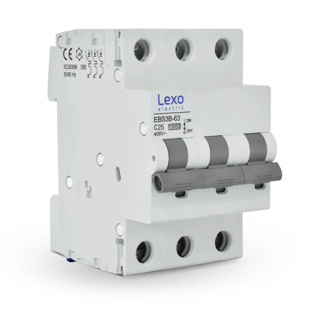 INTERRUPTOR AUTOMATICO 3x25A 10kA LEXO