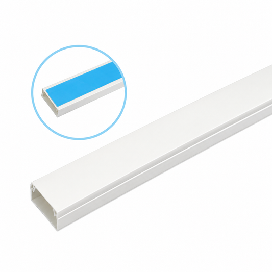 Canaleta Blanca 20x10 C/Adhesivo