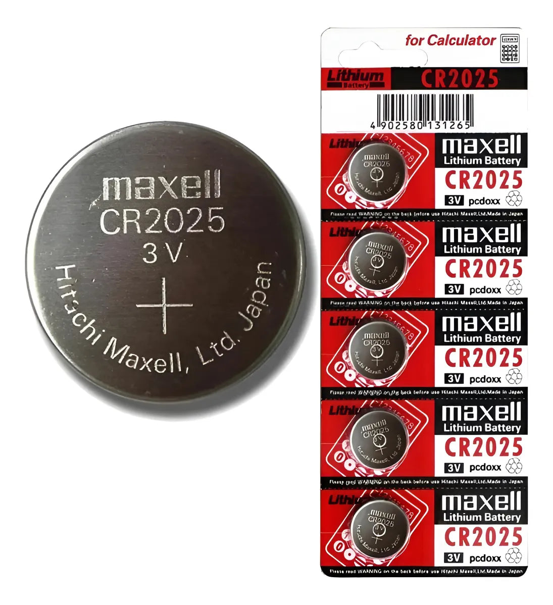 Pila CR 2025 Maxell Blíster 5u