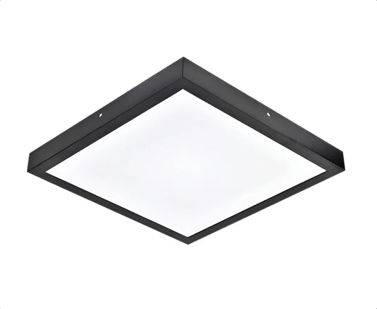PANEL LED BACKLIGTH SOBREPUESTO CUADRADO NEGRO50W 6500K VKB