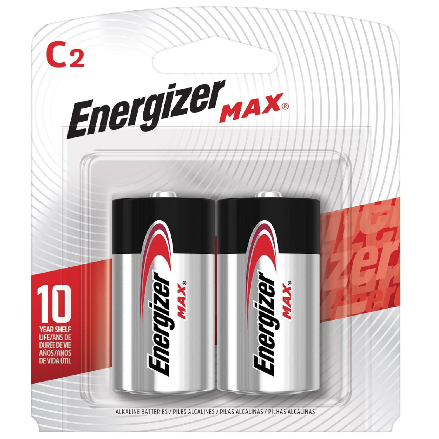 Pila Alcalina C Energizer 2 unidades