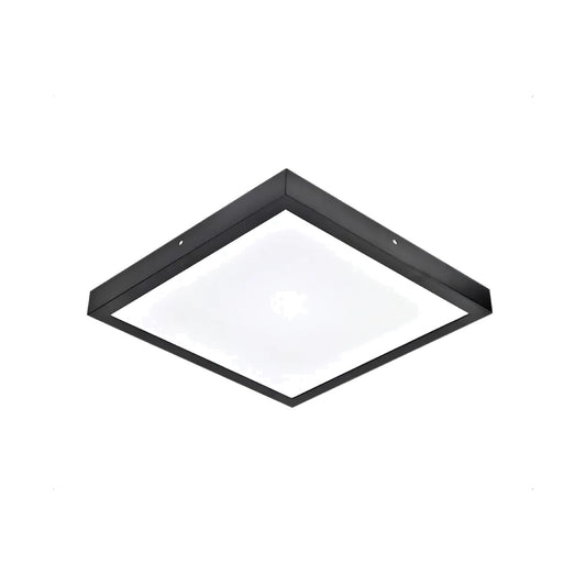 Panel LED Backlight Sobrepuesto Cuadrado Negro 50W 6500K VKB