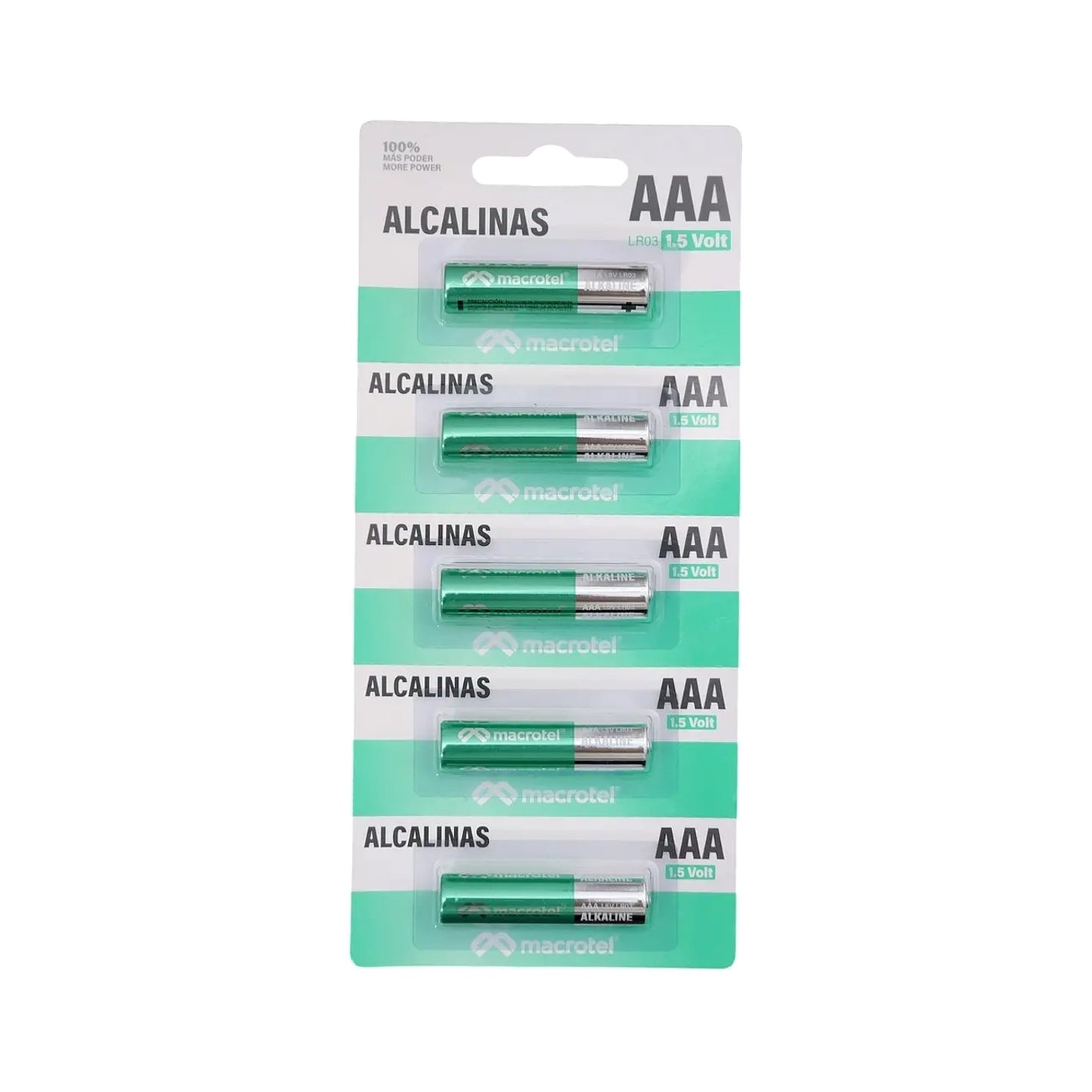 Pila Alcalina AAA Matrotel Pack 5u