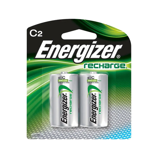 Pila Recargable C Energizer 2500mAh 2 unidades