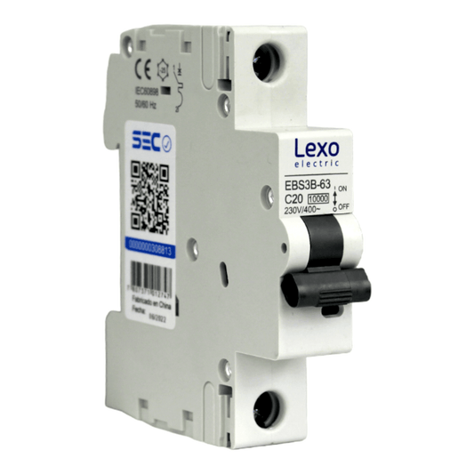 INTERRUPTOR AUTOMATICO 1x25A 6kA LEXO